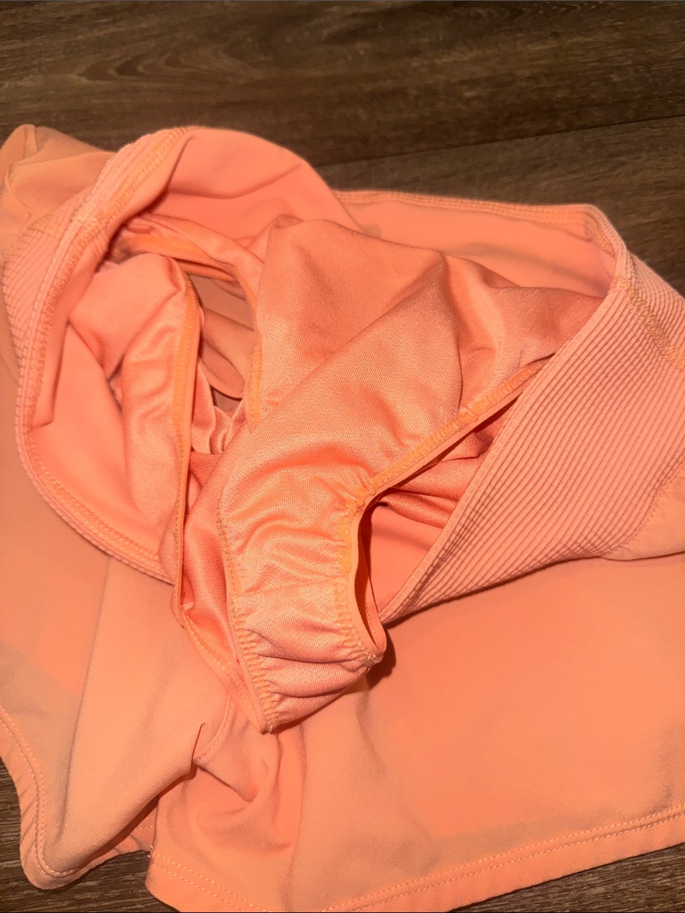 Nike Women's Peach Performance Running Shorts - Light Peach - Picture 4 of 6